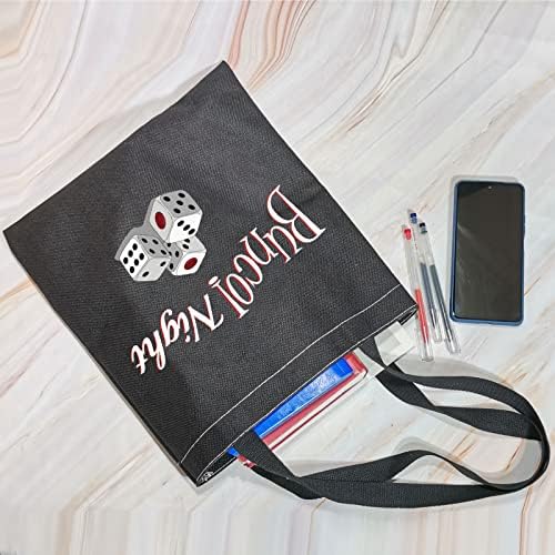 Vamsii Girls Night Out Bunco Party Tote Bag Dice Game Bunco Night Acessory Bag Bunco Game Lovers Jogadores Presentes