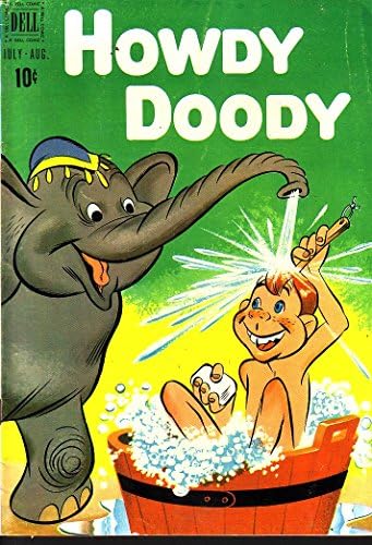 Howdy Doody #9 Capa de banho 1951 coleção egípcia fn