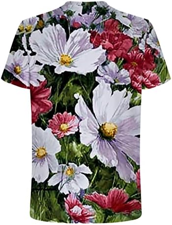 Camisas de manga comprida de algodão para mulheres femininas casuais camiseta de camiseta pescoço de manga curta de