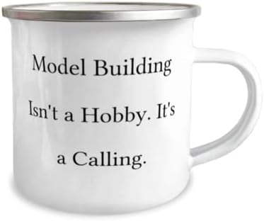 Modelo engraçado Construção de 12 onças caneca de campista, a construção de modelos não é um hobby. É um chamado, presente para amigos,