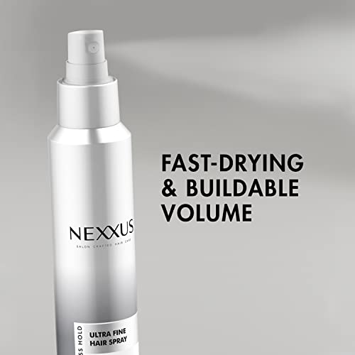 Spray de cabelo Ultra Fine Ultra Fine para Nexxus para manter a textura seca de retenção de Hairspray 5 oz