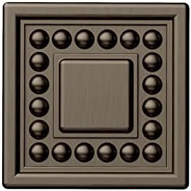 Richelieu Hardware BP87953333HBRZ Torcello Collection 1 5/16 em x 1 5/16 em mel de bronze de bronze de mel acabamento de bronze de mel