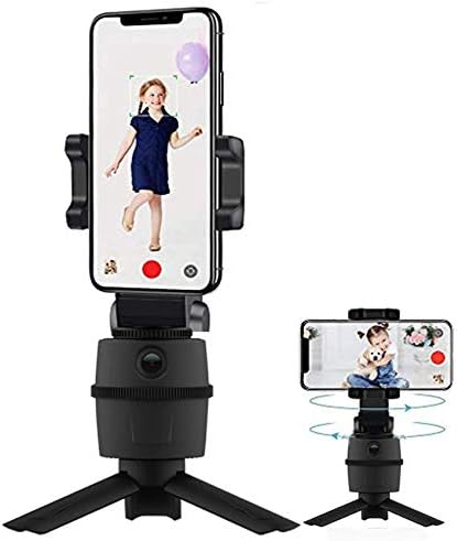 Stand e Mount for Samsung Galaxy A01 - Pivottrack Selfie Stand, rastreamento facial Montagem do suporte para Samsung Galaxy A01 - Jet Black
