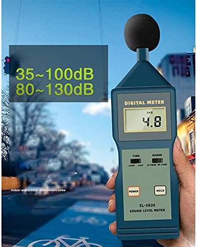 Uso do medidor de nível de som do WSSBK para calibrar os medidores de nível de som Número de medidores do Monitor de Decibel Monitor Tester