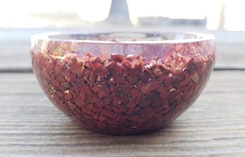 [Cristais A&S] Red Jasper 2 Orgone Bowl