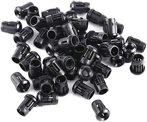 50 PCS LAMP SOCKET DIODO DIODO, NYLON BEZEL MOLHO DE MOLHO DE MOLHO DE MOLHO 3MM 5MM 8MM, SOQUEGE DE LED BLATE PAINEL DE CLIP