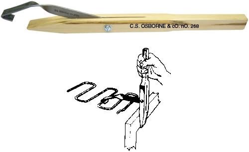 Osborne 268 - maca de alavanca de alavanca - molas de arame sinuosas - Toolstery DIY Tool - feita nos EUA
