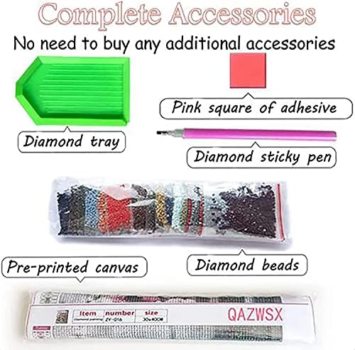 Kits de pintura de diamante husky qazwsx para adultos iniciantes para iniciantes diy 5d animais kits de arte de diamante