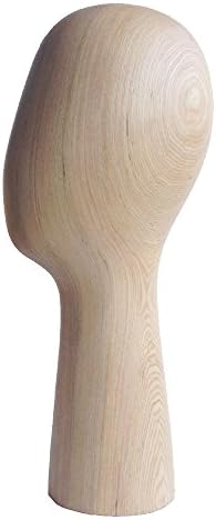 Kukin Wooden Manequin Head, Modelos abstratos de cabeça para chapéus