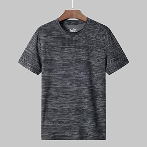 TOP PARA MAN PLUS PLUS TAMANHO CREVELHO DE MANAGEM CURTO DE MANAGEM DE VERDADE SOLIDO ATUALIZAÇÃO DE T-SHIRT Sport Blusa