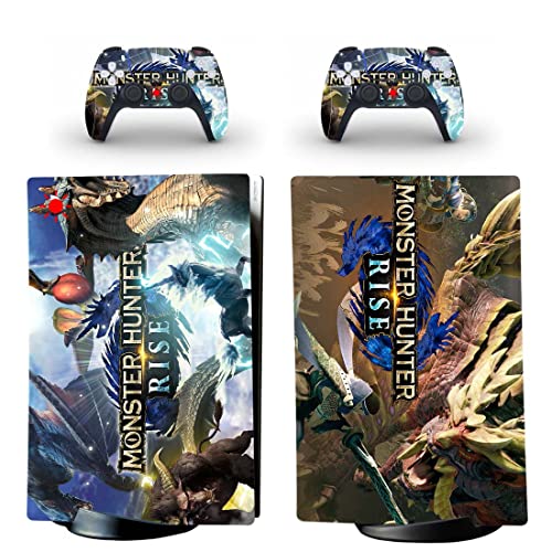 Game Monster Astella Armis Hunter PS4 ou Ps5 Skin Skin para PlayStation 4 ou 5 Console e 2 Controllers Decal Vinyl V15541