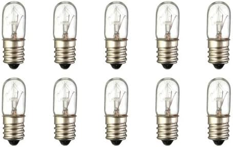 CEC Industries #3T4/120V Bulbs, 120 V, 3 W, E12 Base, forma T-4
