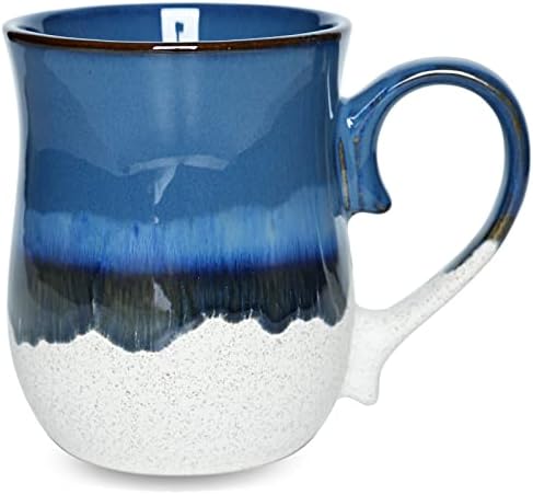 Caneca de café cerâmica grande de Bosmarlin, 20 onças, xícara de chá grande para escritório e casa, lava -louças e cofre de