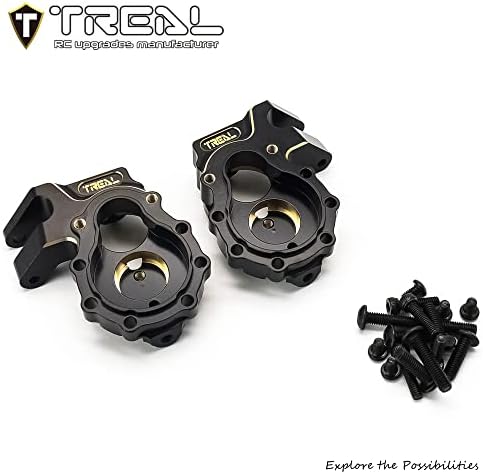 Treal Brass Inner Front Portal Drive Habitação compatível com TRX-4/TRX-6 CRAWLER RC CAR