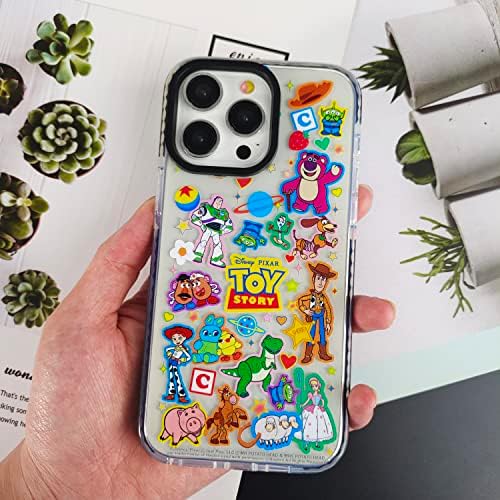 Kenpy Compatível com o iPhone 14 Pro Max Case, Caixa fofa de desenho animado Caixa de personagem engraçado Caso de personagens de personagem TPU Shopfrof for Boy, Man, Women, Girls para iPhone 14 Pro Max 6,7 polegadas White