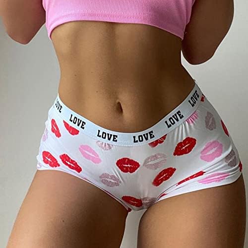 IIUS BOYSHORTS DE CAIS HIGHORES PARA MULHERES MULHERES MOLOS MOLOS AUTRIFICAÇÕES RECIMENTES Cobertura completa Briefas respiráveis