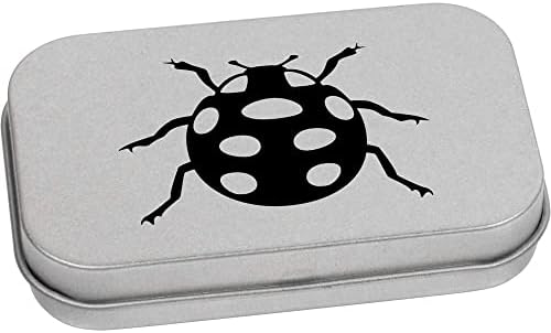 Azeeda 'Ladybird' Metal Articled Stationery Tin / Storage Box