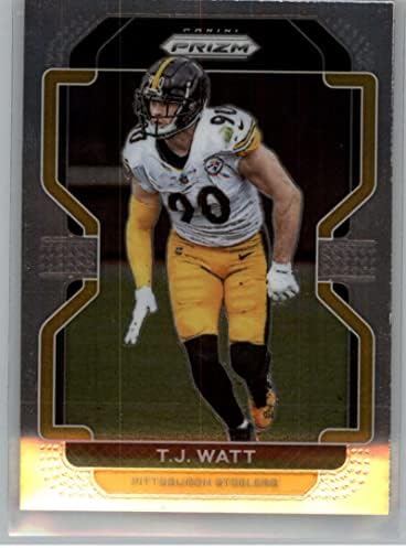 2021 Panini Prizm #255 T.J. Watt Pittsburgh Steelers NFL Football Trading Card