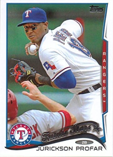 Texas Rangers 2014 TOPPS MLB Baseball Edição regular Complete Mint 20 Cards Team com Jurickson Profo, Adrian Beltre, Yu