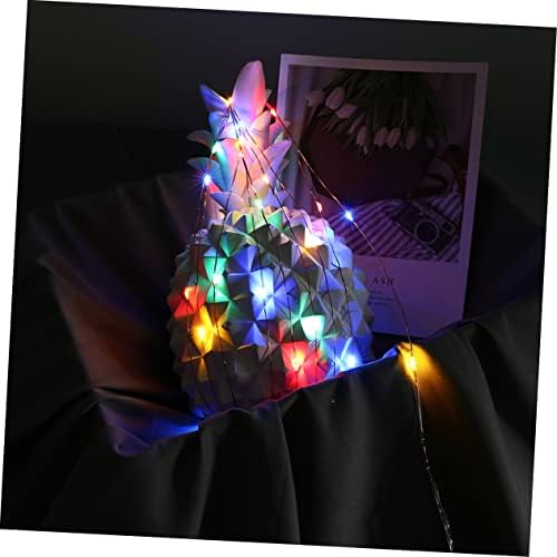 Besportble 200 8 luzes LED String LED LUZES DE decorativa String String Light para casamento de cobre de cobre Lanternas