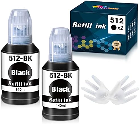Substituição de garrafa de tinta de recarga compatível com Clorisun para 512 T512 para expressão Premium ET-7700 ET-7750