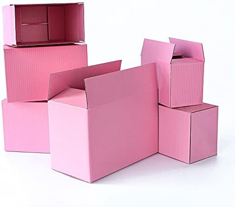 Shukele lphz914 5pcs/10pcs Pink Carton Storage Presente de papel de embalagem de papel de embalagem de bugigangas