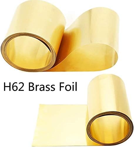 Haoktsb Brass Brass Brass Folha de folha de folha de cobre Correia de cobre de cobre metal de cobre funcionando 0,1 mm, 30 mm