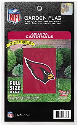O animal NFL Arizona Cardinals Bandeira do jardim premium, 12,5 x 18 polegadas