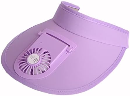 Vkeda Sun Visors Hat With Fan For Women - Fan Visor Hat