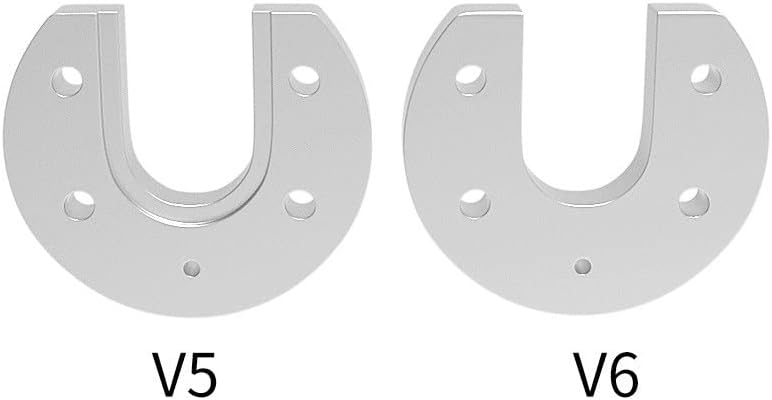 [OEM] 5pcs V5 V6 Placa de montagem de alumínio em forma de U em forma de U para Kossel E-3-D V5/V6 Placas fixo de impressora