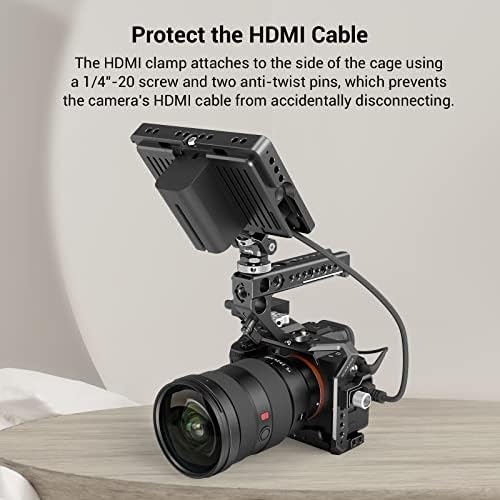 Kit mestre de gaiola de câmera smallrig para a Sony Alpha 7S III / A7S III / A7S3 com grampo de cabo HDMI, trilho da OTAN, alça superior da OTAN - 3009