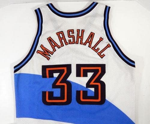 1996-97 Cleveland Cavaliers Donny Marshall 33 Jogo emitiu White Jersey 48 21 - jogo da NBA usado