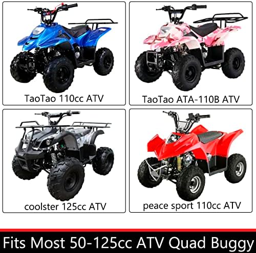 110cc de combustível de combustível de metal de metal tanque de gasolina para 50cc 70cc 90cc 110cc 125cc ATV Quad chinês 4 wheeler