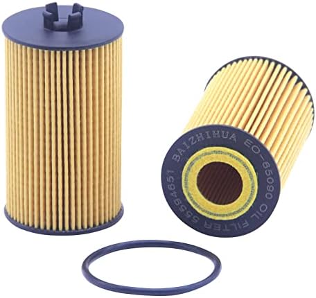 BAIZHIHUA EO-65090 Oil Filter Replace 55594651 55353324 93185674 5650359 PF2257G HU612/2X 57674 Compatible With