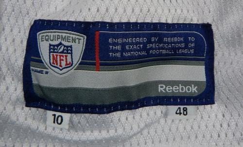 2010 San Francisco 49ers Blank Game emitiu White Jersey Reebok 48 DP24112 - Jerseys usados ​​na NFL não assinada