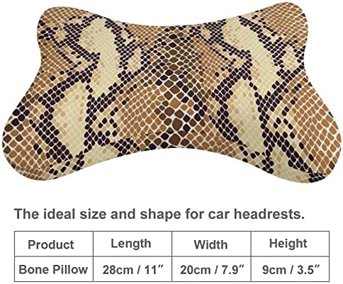 Pillow do pescoço de carros de carros de carros de cobra Pillow Pillow Pillow Pillow Rest Cushion Packrow 2 Pack para dirigir viajando