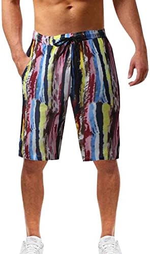 Mens Beach Shorts Treino seco rápido com shorts com bolsos com zíper shorts atléticos leves esportivos para homens