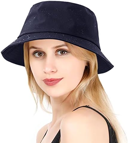 Lanzom Womens Womens impermeável Sun Hat Hat Outdoor Beach Boonie Rain Hat for Men