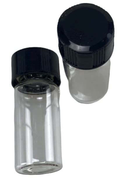 King Lode: frascos de vidro de 100 peças, 1 polegada de altura: TJ86-GB100