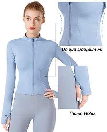 Outra escolha de gabinete de ginástica de mulheres, Slim Fit Athletic Yoga com buracos de polegar