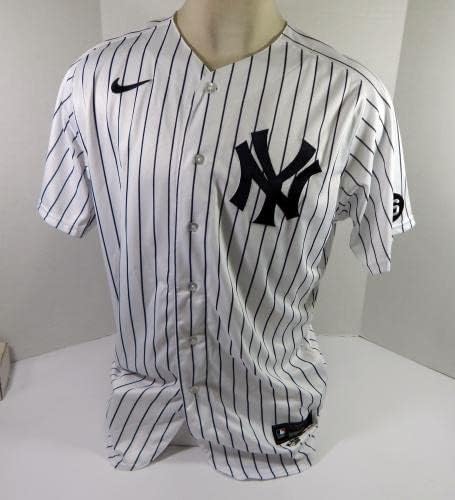 2021 New York Yankees Brody Koerner #61 Jogo emitido POS Usado White Jersey 16º - Jogo usou camisas MLB