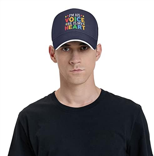 ZSVNB Baseball Cap autismo Chapéus de conscientização para homens Presente
