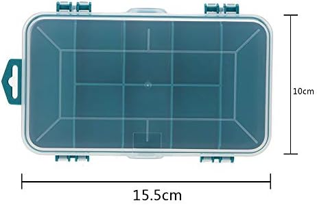 N/A Caixa de Ferramentas de Plástico Caixa de Ferramentas de Componentes de Grades para Minchas Parafusos Parafusos