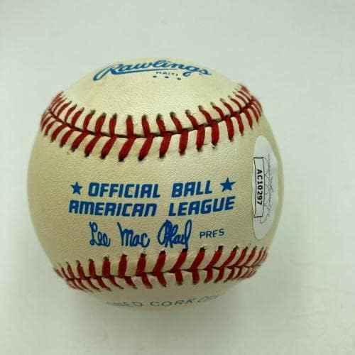 Chester Morgan contratou a Liga Americana MacPhail Baseball Detroit Tigers JSA CoA - Bolalls autografados