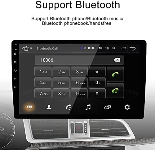 Para Toyota FJ Cruiser Radio 2007-2013 Android 12 UNIDADE DE CABEÇA Bluetooth sem fio Bluetooth embutida de 7 polegadas