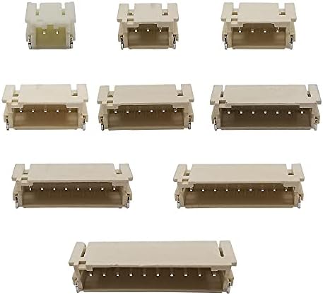 Conecte o conector do plugue 100pcs pH 2,0 pitch 2,0 mm mm SMD Terminais de adesivo SMD SMD Conectores de fio de plugue 2p 3p 4p 5p 6p 7p 8p 9p 10pin SMD Conector SMD