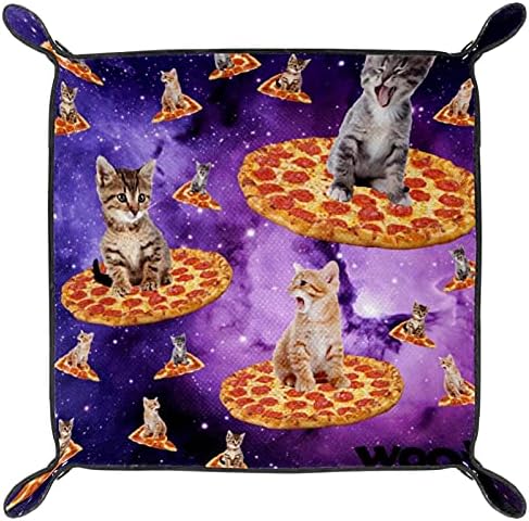 Pizza do céu da estrela de gato para homens ou mulheres ao lado da bandeja de vaidade