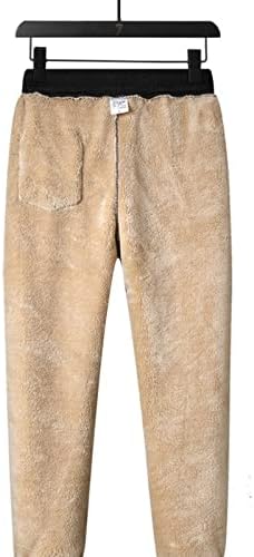 Calça de algodão de algodão masculina dudubaby grande tamanho grande calça de moletom de algodão espessante calça