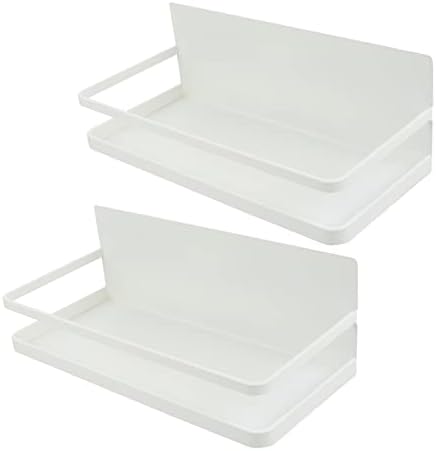Veemoon 2pcs Armário de prateleira de cozinha ímã sobre o suporte de papel de papel para armários para armários de cozinha Racking