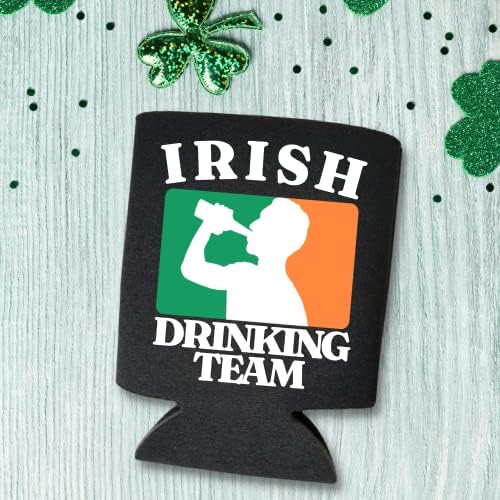 Equipe de bebida irlandesa do dia de São Patrício CAN - Funny St. Patrick's Day Coolie - presente de festa do dia de St.